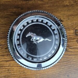 Vintage 1969-1970 Ford Mustang Gas Cap Chrome Running Horse Emblem OEM